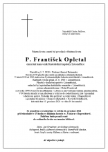 Parte P. František Opletal